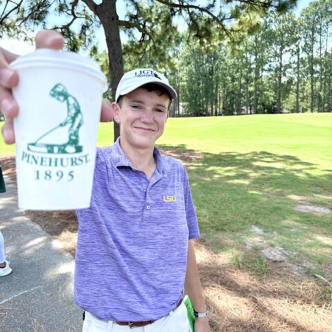 Cedar Creek Sophomore Alex Roebuck Shines at National Golf Invitational Image